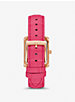 Montre Emery de ton or rose à pavé et à bracelet en cuir gaufré à motif crocodile image number 2