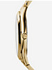 Slim Runway Gold-Tone Stainless Steel Watch image number 1