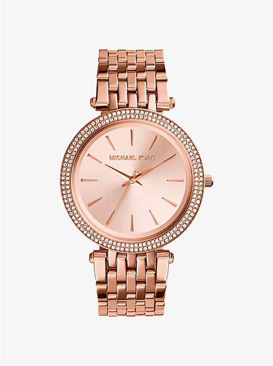 Darci Pavé Rose Gold-Tone Watch image number 0