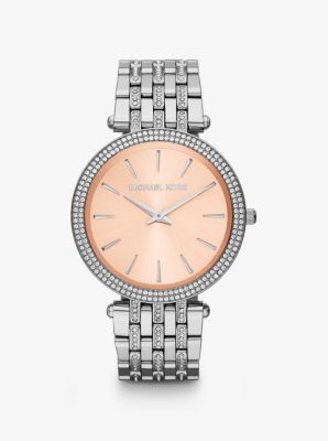 michael kors silver darci watch