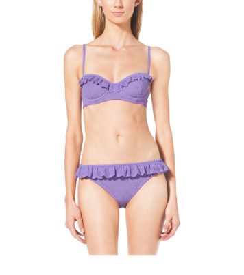 michael kors ruffle bikini