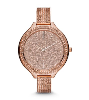 michael kors uhr runway gold