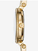 Darci Petite Pavé Gold-Tone Watch image number 1