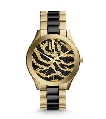 michael kors zebra watch