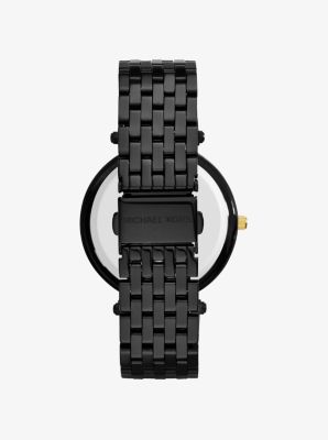 Michael Kors Black Watch With Black Stones