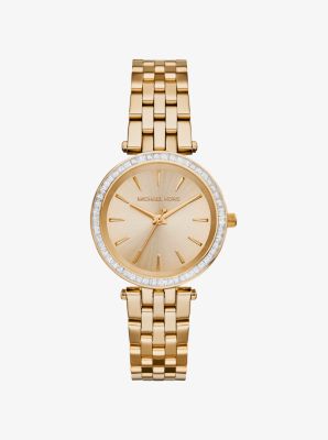 Mini Darci Gold-Tone Watch | Michael Kors