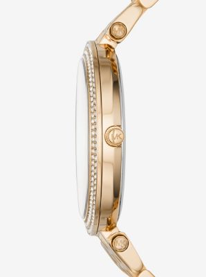 Darci Pav Gold Tone Watch Michael Kors