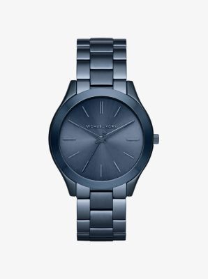 Michael kors blue sale dial