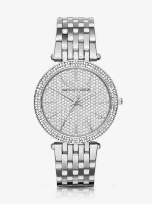 Darci Pav Silver Tone Watch Michael Kors Canada