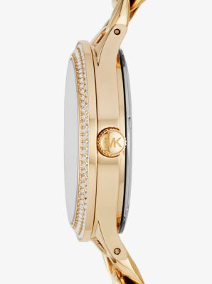 Michael kors slim runway pave clearance watch