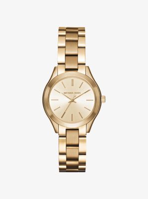 Michael kors mini 2025 slim runway watch