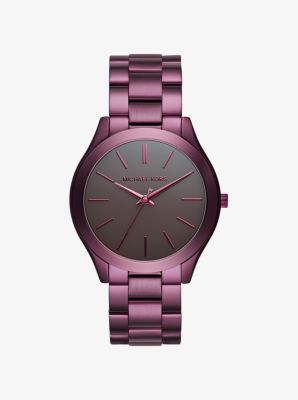 Slim Runway Plum-Tone Watch | Michael Kors