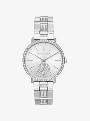 michael kors jaryn silver