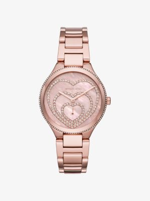 michael kors runway gold tone smartwatch