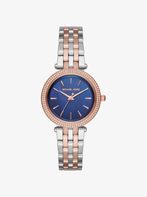 Michael kors darci two tone outlet watch