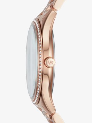 michael kors lauryn watch rose gold