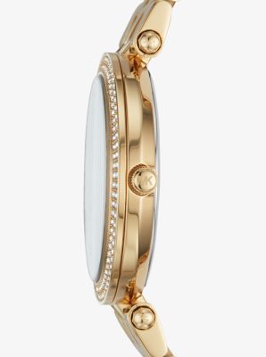 Mini Darci Pav Gold Tone Watch Michael Kors Canada