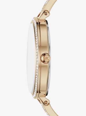 Jaryn Pavé Gold-Tone Watch | Michael Kors