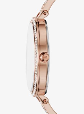 Jaryn Pavé Rose Gold-Tone Watch | Michael Kors