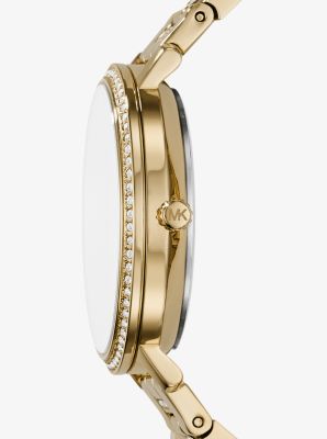 Jaryn Pavé Gold-Tone Watch | Michael Kors Canada