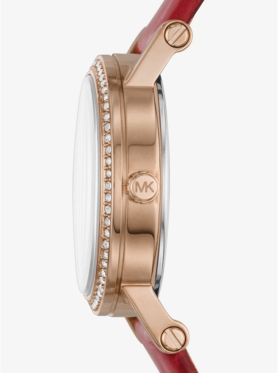 Petite Norie Rose Gold-Tone Watch and Bracelet Set