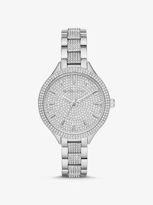 Michael Kors Pav Silver Tone Watch Shop Midtown