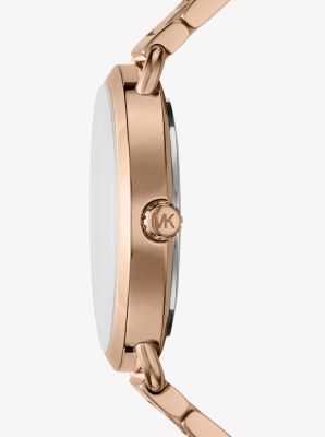 Portia Pav Rose Gold Tone Watch and Bracelet Set Michael Kors