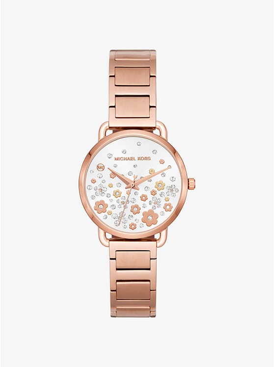 Mini Portia Rose Gold-Tone Watch