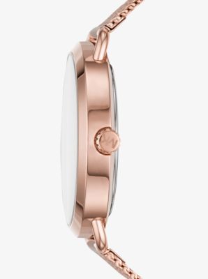 Portia Mesh Rose Gold-Tone Watch image number 1