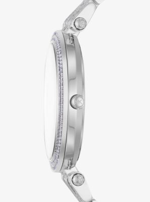 Darci Pavé Silver-Tone Watch image number 1