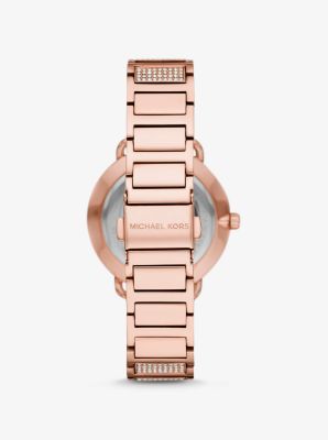 Portia Pave Rose Gold-Tone Watch | Michael Kors