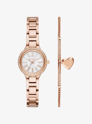 Petite Taryn Rose Gold-Tone Watch and 