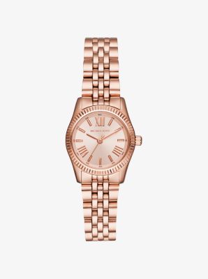 michael kors mini watch rose gold