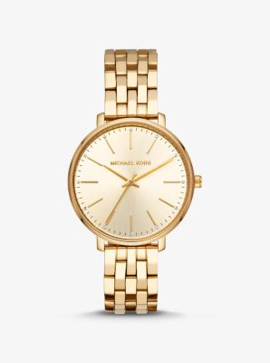 watch michael kors gold