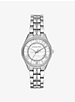 Mini Lauryn Pavé Silver-Tone Watch image number 0