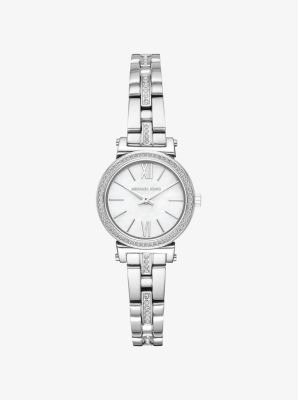 Petite Sofie Pav Silver Tone Watch Michael Kors Canada