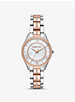 Mini Lauryn Pavé Two-Tone Watch image number 0
