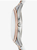Mini Lauryn Pavé Two-Tone Watch image number 1