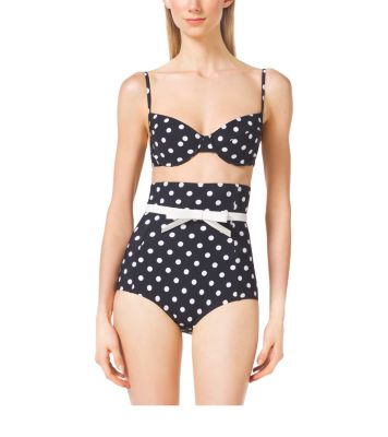 Polka-Dot Bikini Top