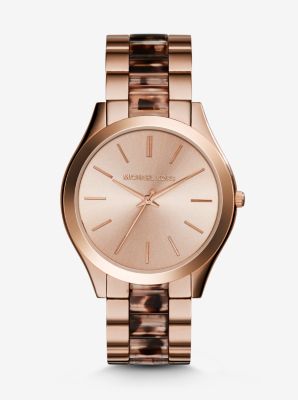 Runway Rose Gold Tone Acetate Watch Michael Kors Canada