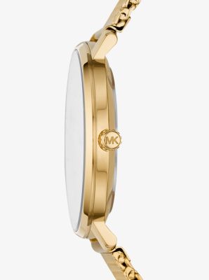 Michael Kors Ladies Pyper Gold Stainless Steel Watch – Canada