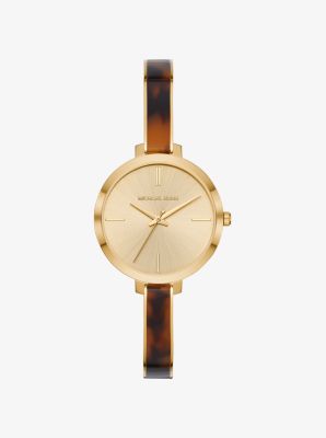 Jaryn Gold-Tone and Acetate Watch | Michael Kors