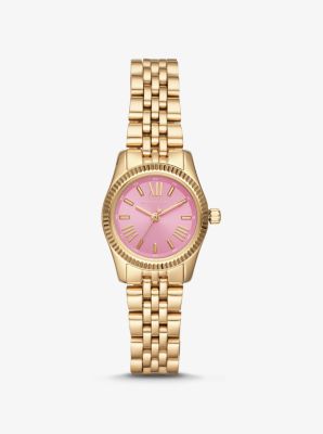 Petite Lexington Gold Tone Watch Michael Kors Canada