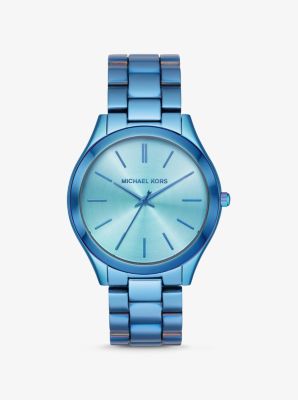 Micheal kors on sale blue watch