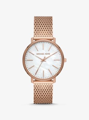 michael kors pearl watch