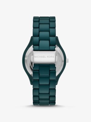 michael kors teal watch