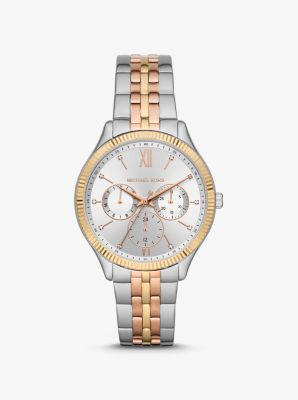 Michael kors tri tone 2024 watch