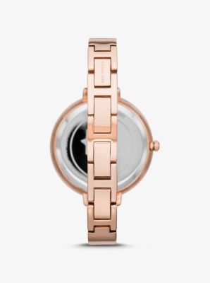 Armbanduhr Charley im Rosé-Goldton mit Pavé image number 2