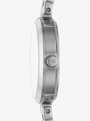 michael kors jaryn silver watch