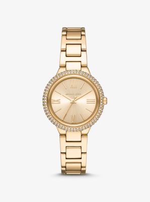 Taryn Pav&eacute; Gold-Tone Watch